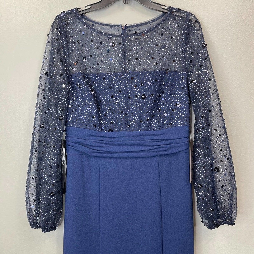 Js Collections Navy Blue Sequin Dress - image 3